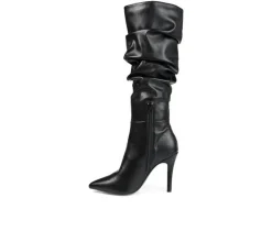Discount Journee Collection Women's Sarie Knee High Stiletto Boots