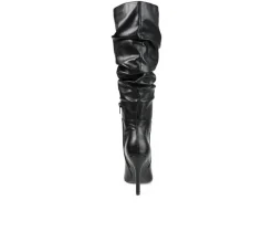Discount Journee Collection Women's Sarie Knee High Stiletto Boots