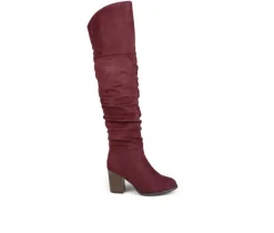 Hot Journee Collection Women's Kaison Extra Wide Calf Over-The-Knee Boots