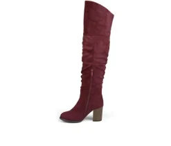 Hot Journee Collection Women's Kaison Extra Wide Calf Over-The-Knee Boots