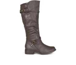 Hot Journee Collection Women's Harley Extra Wide Calf Knee High Boots