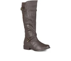 Hot Journee Collection Women's Harley Extra Wide Calf Knee High Boots