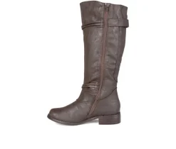 Hot Journee Collection Women's Harley Extra Wide Calf Knee High Boots