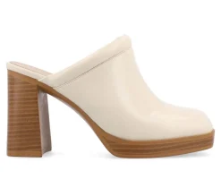 Outlet Journee Collection Women's Izara Block Heel Platform Clogs