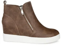 New Journee Collection Women's Pennelope Wedge Sneakers