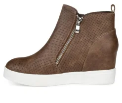 New Journee Collection Women's Pennelope Wedge Sneakers