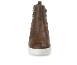 New Journee Collection Women's Pennelope Wedge Sneakers