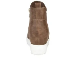 New Journee Collection Women's Pennelope Wedge Sneakers