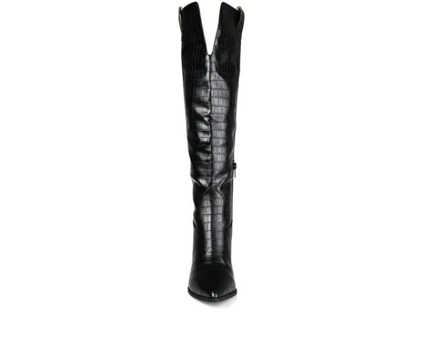 Sale Journee Collection Women's Therese Over-The-Knee Boots