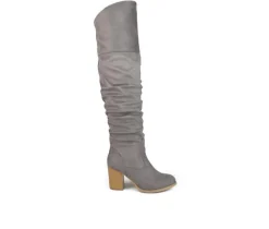 Journee Collection Women's Kaison Extra Wide Calf Over-The-Knee Boots