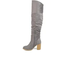 Journee Collection Women's Kaison Extra Wide Calf Over-The-Knee Boots