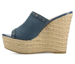 Sale Journee Collection Women's Yari Wedges
