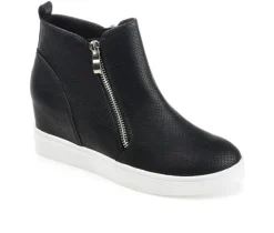 Outlet Journee Collection Women's Pennelope Wedge Sneakers