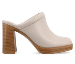 Outlet Journee Collection Women's Izara Block Heel Platform Clogs