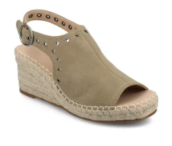 Sale Journee Collection Women's Crisie Wedges