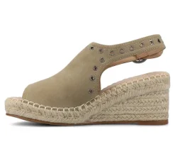 Sale Journee Collection Women's Crisie Wedges