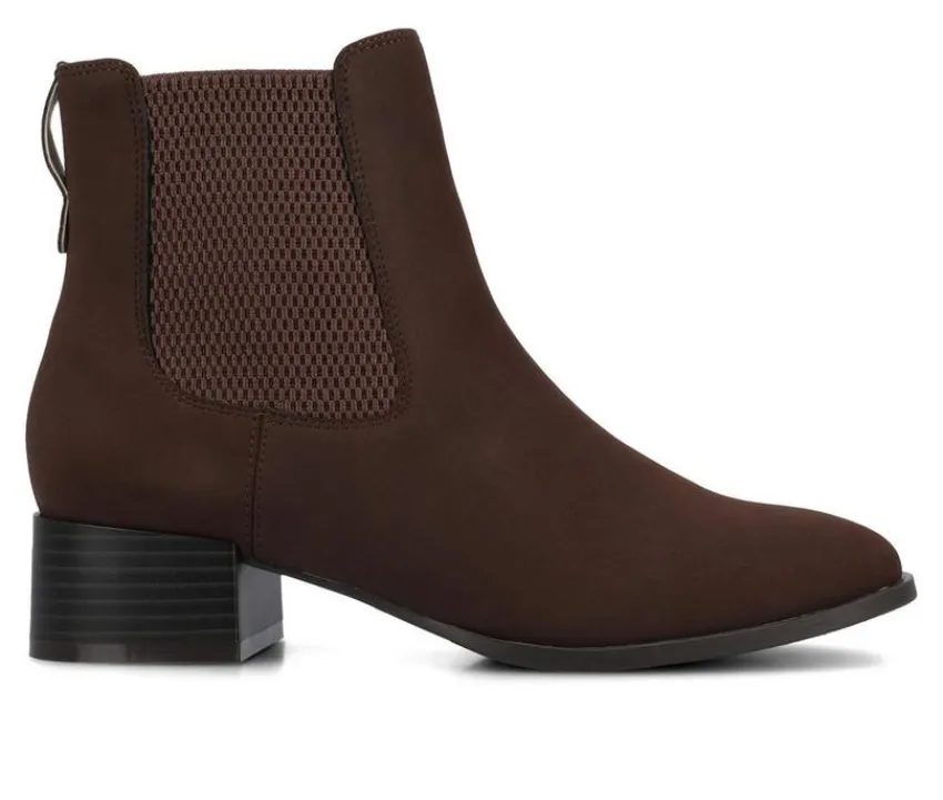 Sale Journee Collection Women's Chayse Chelsea Booties