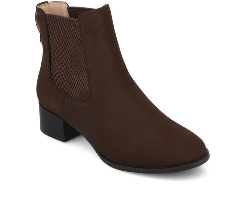 Sale Journee Collection Women's Chayse Chelsea Booties