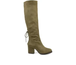 Outlet Journee Collection Women's Leena Extra Wide Calf Knee High Boots