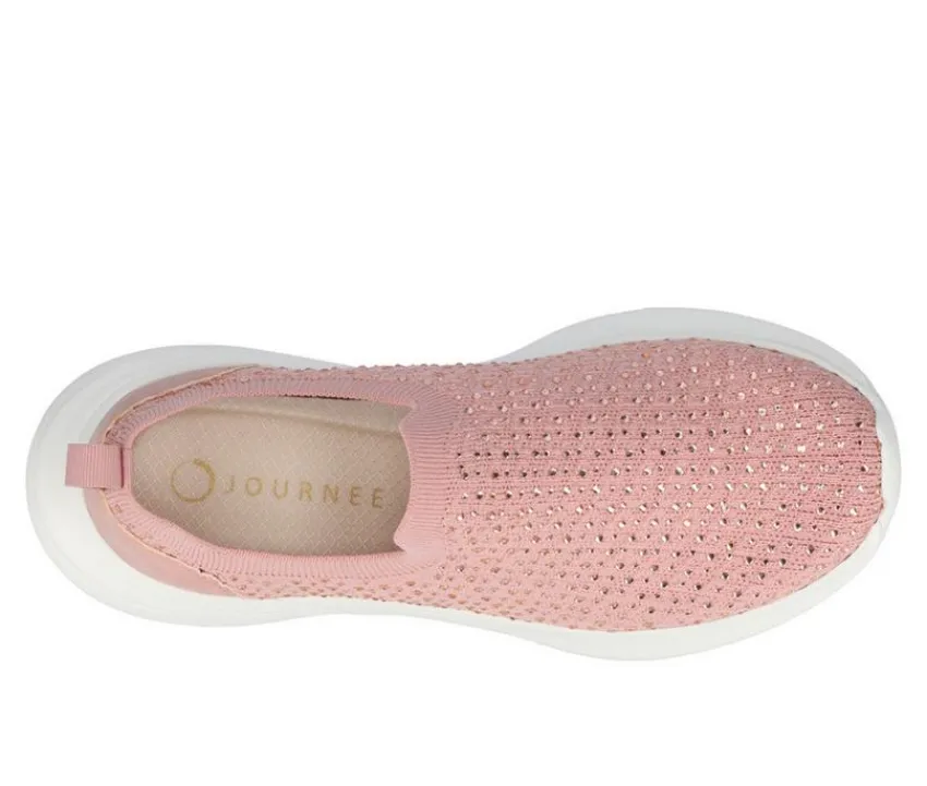 Hot Journee Collection Women's Linnea Slip-On Sneakers
