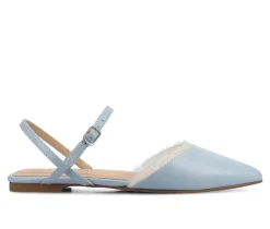 Sale Journee Collection Women's Martine Mule Flats