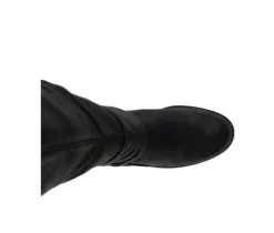 Hot Journee Collection Women's Meg Extra Wide Calf Knee High Boots
