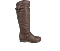 Journee Collection Women's Spokane Extra Wide Calf Knee High Boots