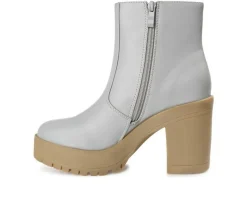 Outlet Journee Collection Women's Riplee Platform Block Heel Booties