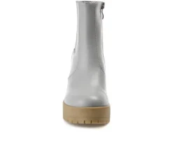 Outlet Journee Collection Women's Riplee Platform Block Heel Booties