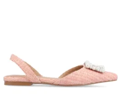 Sale Journee Collection Women's Hannae Slingback Mules