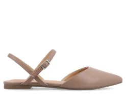 Sale Journee Collection Women's Martine Mule Flats