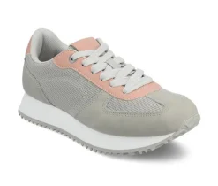 Sale Journee Collection Women's Flow Casual Sneakers