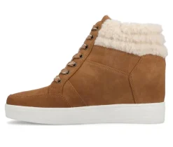 Sale Journee Collection Women's Clarity Wedges