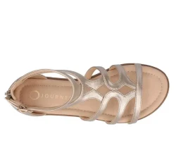 Best Journee Collection Women's Genneva Flat Sandals