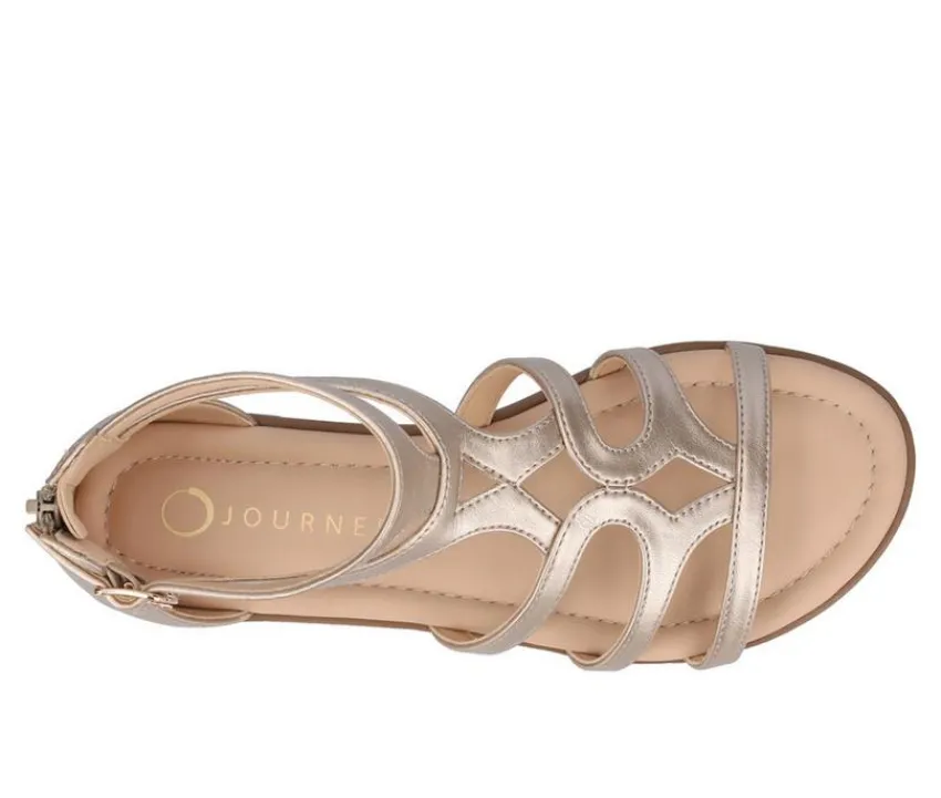 Best Journee Collection Women's Genneva Flat Sandals