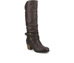 New Journee Collection Women's Late Wide Calf Knee High Boots