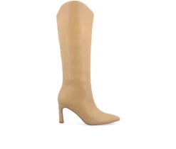 Sale Journee Collection Women's Rehela Wide Width Wide Calf Knee High Boots