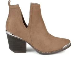 New Journee Collection Women's Issla Side Slit Booties
