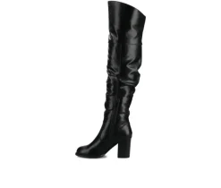 Sale Journee Collection Women's Kaison Extra Wide Calf Over-The-Knee Boots