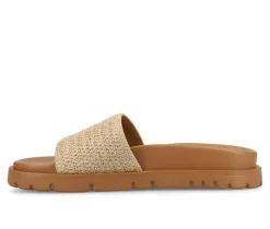 Sale Journee Collection Women's Starr Footbed Sandals