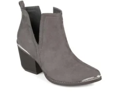 New Journee Collection Women's Issla Side Slit Booties