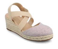 Sale Journee Collection Women's Ashlee Wedges
