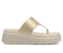 Outlet Journee Collection Women's Carah Platform Flip-Flops