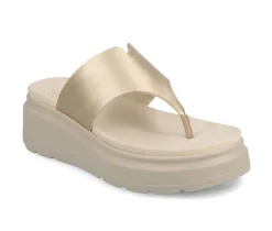 Outlet Journee Collection Women's Carah Platform Flip-Flops