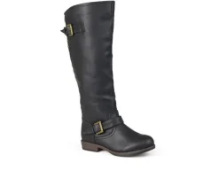 Hot Journee Collection Women's Spokane Wide Calf Knee High Boots