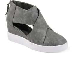 New Journee Collection Women's Seena Wedge Sneakers