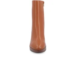 Outlet Journee Collection Women's Romer Block Heeled Platform Booties