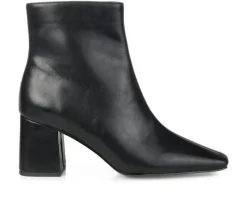 Sale Journee Collection Women's Haylinn Block Heel Booties