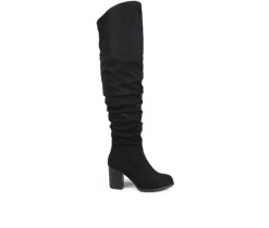 New Journee Collection Women's Kaison Extra Wide Calf Over-The-Knee Boots