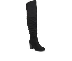 New Journee Collection Women's Kaison Extra Wide Calf Over-The-Knee Boots